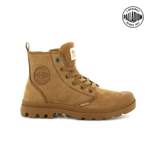 Palladium Pampa Hi Zip Nubuck Laarzen Dames Bruin | NL 47LDKXY